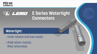 LEMO E Series Push Pull IP68 Connectors