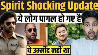 Spirit - Sandeep Reddy Vanga Shocking Statement | Prabhas | Ma Dong Seok