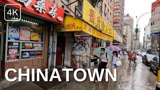 NEW YORK CITY Walking Tour [4K] - CHINATOWN