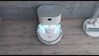 Hands-Free Dust Collecting Robotic Vacuum