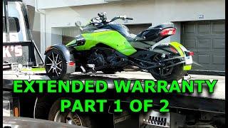 Can-Am BRP Extended Warranty for your Spyder F3, RT and Ryker. Part 1 of 2. MOABMAN Spyder Channel