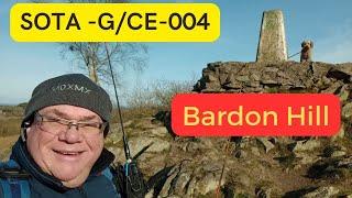 Amateur (Ham) Radio Video- SOTA G/CE-004 Bardon Hill