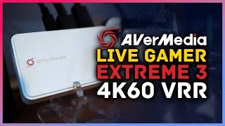 New AverMedia Live Gamer Extreme 3 - 4K60 VRR Capture Card Overview & Giveaway!