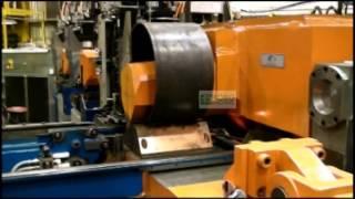 Full automatic wheel rim production line