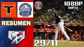 Resumen : Tigres del Lice vs Toros del Este | Serie Regular Lidom 2024/2025 (29/11/2024)