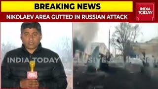 Ukraine's Nikolaev Area Gutted In Russian Attack, Video Captures Images Seconds After Attack