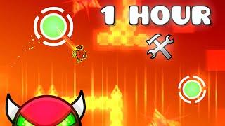 Making a FULL Geometry Dash LEVEL in 1 HOUR