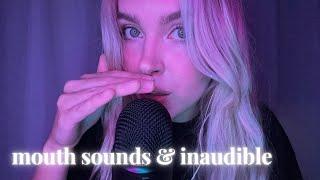 ASMR SUOMI suuääniä, inaudiblea & käsiliikkeitä | mouth sounds, inaudible, hand movements and more