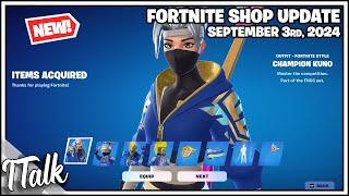 *NEW* BEST FNCS SET EVER? FREE JAM TRACKS! Fortnite Item Shop [September 3rd, 2024]