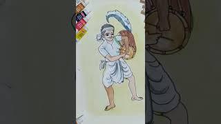 How To Draw Dakhe Drawing Beuteful Drawing #bubai #art #dakhebel (1m+)