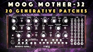 Moog Mother-32: Generative Patches. Ambient & Techno Jam