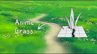 Anime Grass Tutorial | Blender