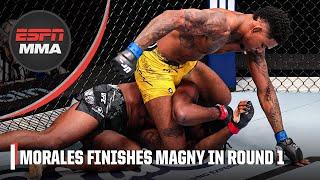 Michael Morales TKOs Neil Magny to stay undefeated at #UFCVegas96 | ESPN MMA