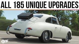 Forza Horizon 4 - ALL 185 CARS WITH UNIQUE UPGRADES!!!