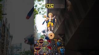 kalbadevi cha ganraj 2017 to 2024 | ganpati bappa morya  ganpati aagman 2025 #shorts #ganpati #bappa