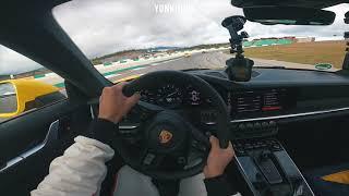 PORSCHE 911 ( 992 ) CARRERA S Full send at race track , Gopro ,ASMR ,POV ,Pure sound