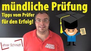 Mündliche Prüfung - Tipps vom Prüfer für den Erfolg! | Lehrerschmidt