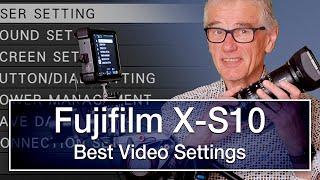 Fujifilm X-S10 Best Settings for Video (in 4K)