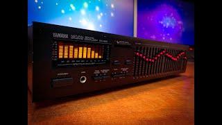 Yamaha EQ-550 Vintage Stereo Graphic Equalizer Spectrum Demonstration