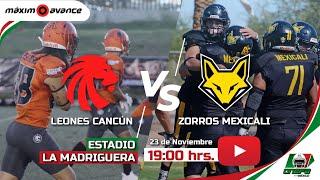 FINAL CONFERENCIA NACIONAL | ZORROS CETYS MEXICALI vs LEONES ANAHUAC CANCÚN | LIGA MAYOR 2024