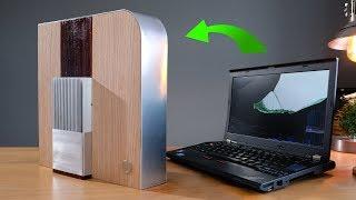 Transform a laptop into a stunning desktop media PC (for CHEAP)