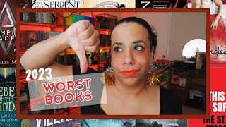 the 10 worst books I read in 2023 