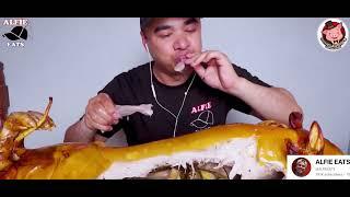 Filipino Mukbangers Eating Whole Roasted Pig (Lechon Baboy) | COMPILATION