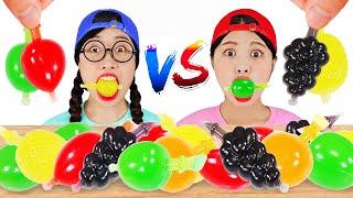 Tiktok Jelly Fruit Candy Challenge 틱톡 과일 젤리 챌린지 DONA 도나