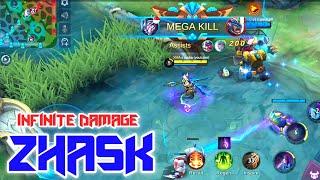 Infinite Damage Zhask | Zhask Top 1 Global Build And Gameplay By X Moba : Mobile Legends