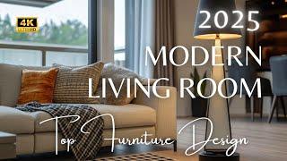 Top Furniture Design Trends 2025 & Stunning Paint Color Combinations: A New Modern Living Room Decor