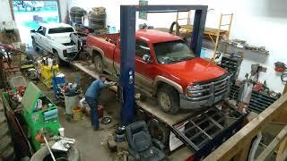 I have to do the fuel pump again.  Unloading the 1999 silverado.