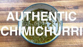 Authentic Argentine CHIMICHURRI sauce