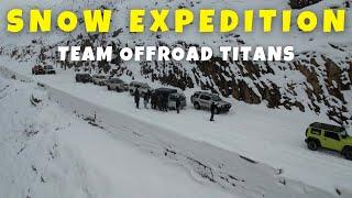 Snow Expedition 2024 | Aerial Views 4K of Lulusar Lake & Lake Saif ul Malook | Offroad Titans