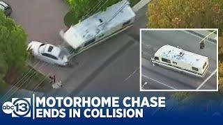 RAW: Police Chase Stolen Motorhome in Los Angeles [FULL VIDEO]