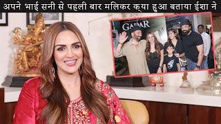 Sister Esha Deol Is All Smiles As She Re-lives Meeting Bhaiya Sunny Deol Very Time First At Gadar