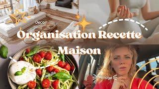 ORGANISATION & RECETTE RANGEMENT MAISON  bureau