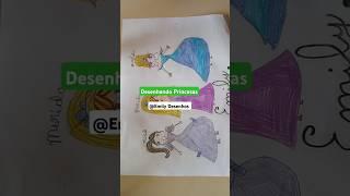 Desenhando PRINCESAS  #shorts #art #humor