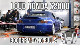 Loud Honda S2000 Pulls To 9000RPM On The Dyno - 4K