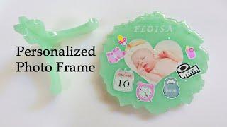 Personalized Photo Fame | Photo frame making at home | Resin Art Ideas