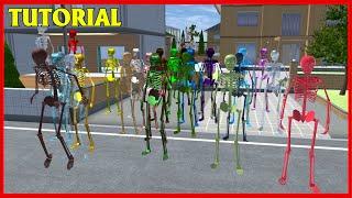 Tutorial for Creating Colorful Skeletons || SAKURA School Simulator