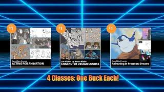 Limited Time Offer: Get 4 Classes For Just $1 Each! #animation