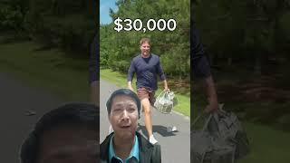 Mrbeast runs with money