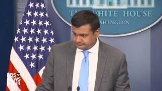 WATCH: Raj Shah holds news briefing at White House