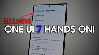 OFFICIAL ONE UI 7 HANDS ON!