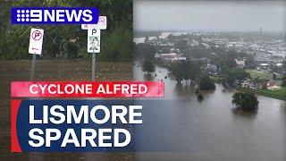 NSW town of Lismore spared flooding | 9 News Australia