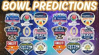 FULL College Football Bowl Game Predictions!