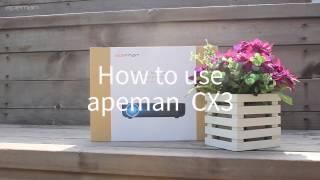 How To Use Apeman Digital Projector CX3