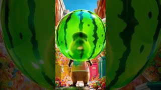 Baby Capybara's Watermelon Bubblegum Magic!  (Candy Dream!)