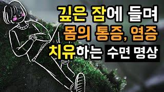 ️ 자는동안 몸의 통증, 염증, 암세포의 자연치유를 돕는 심상 수면 명상가이드, 자연치유 기법과 긍정 확언 & 사운드 힐링 [BSM LEVEL 3 - 치유 암시 및 확언]