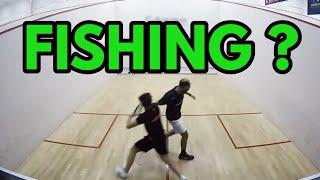 SQUASH. Stroke or fishing?!  | Marwan vs Coll (final, matchball)